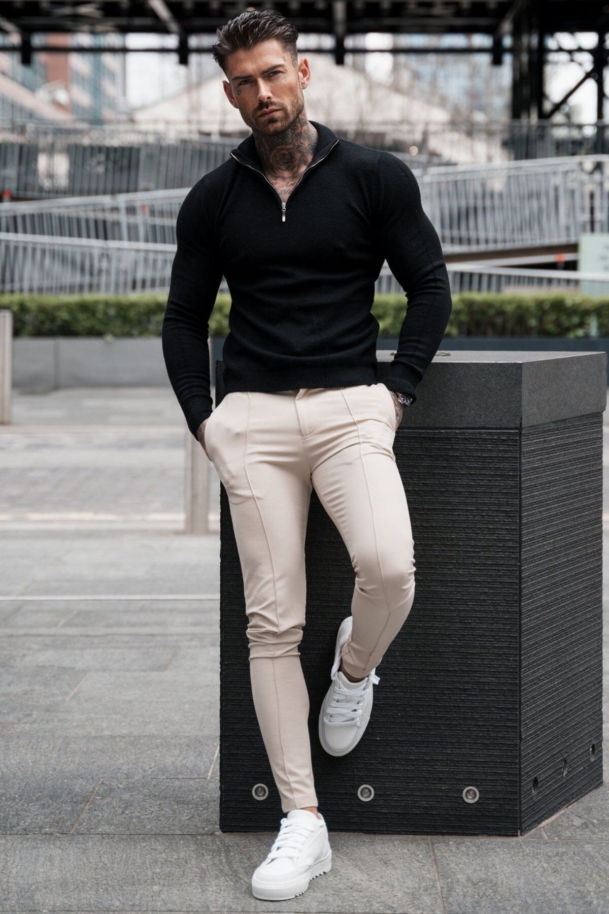 Calça Masculina Alfaiataria Agassi [036] - Calça Alfaiataria Agassi UseBonn 