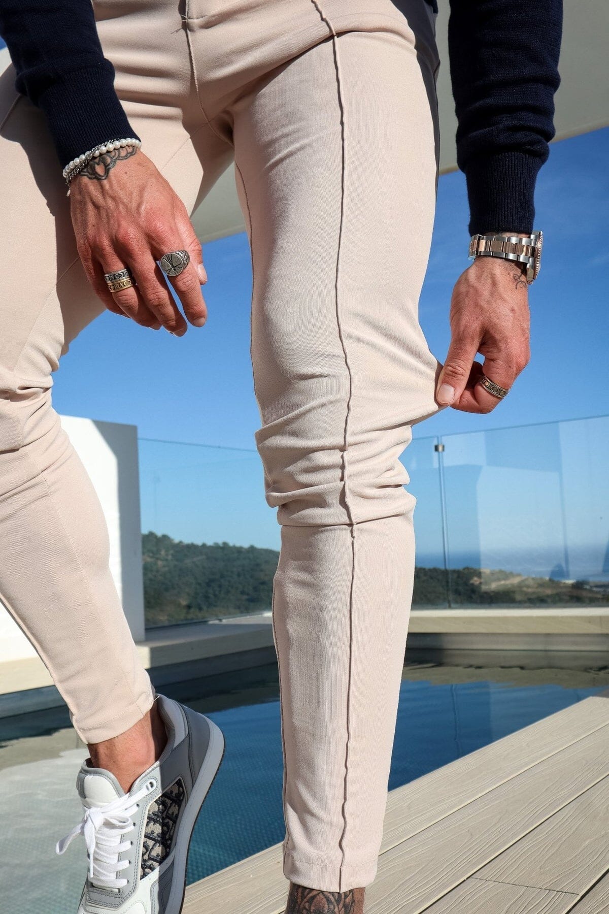 Calça Masculina Alfaiataria Agassi [036] - Calça Alfaiataria Agassi UseBonn 