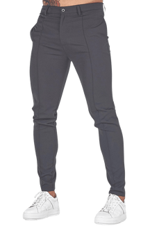 Calça Masculina Alfaiataria Agassi [036] - Calça Alfaiataria Agassi UseBonn Cinza P (36) 
