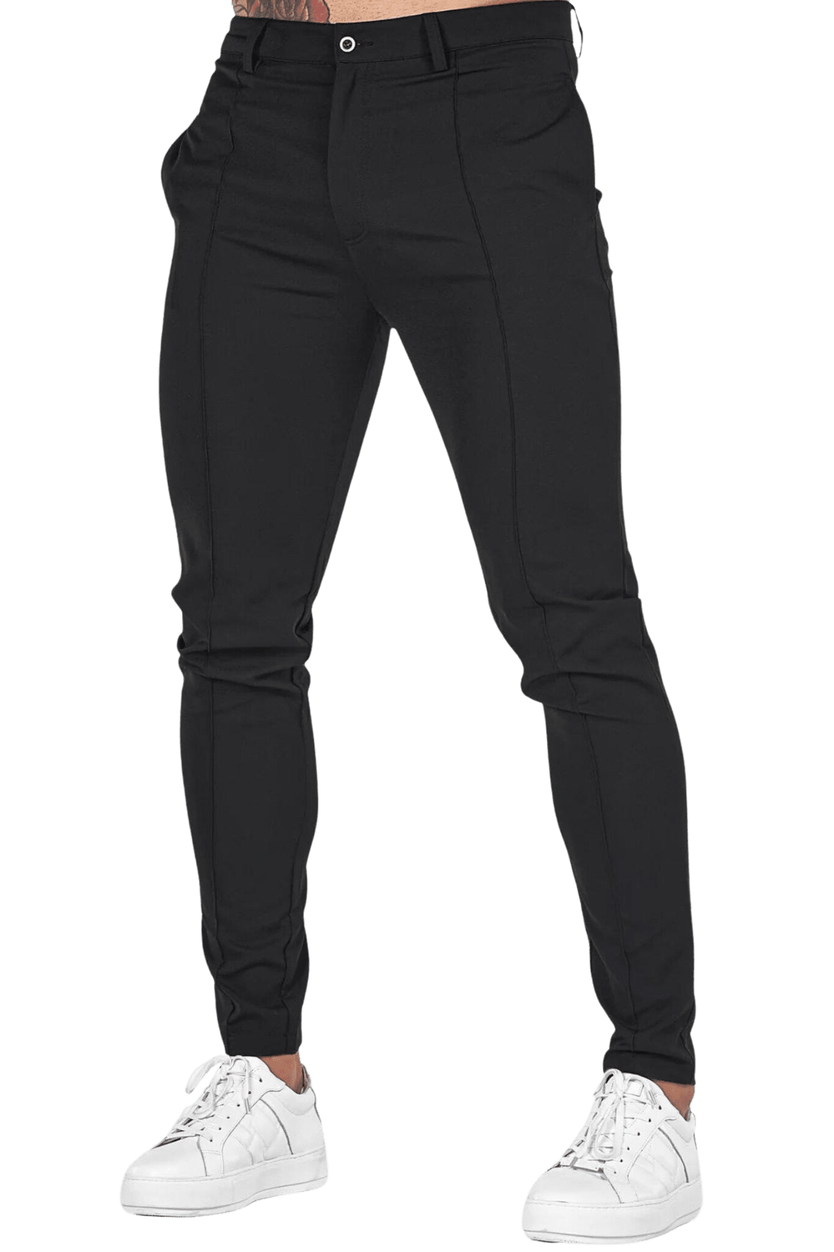 Calça Masculina Alfaiataria Agassi [036] - Calça Alfaiataria Agassi UseBonn Preto P (36) 