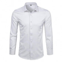 Camisa Masculina Social Lisa Conforto Anti Amassado [05] - Camisa Masculina Social Lisa Conforto Anti Amassado UseBonn Branco PP (45-50KG) 