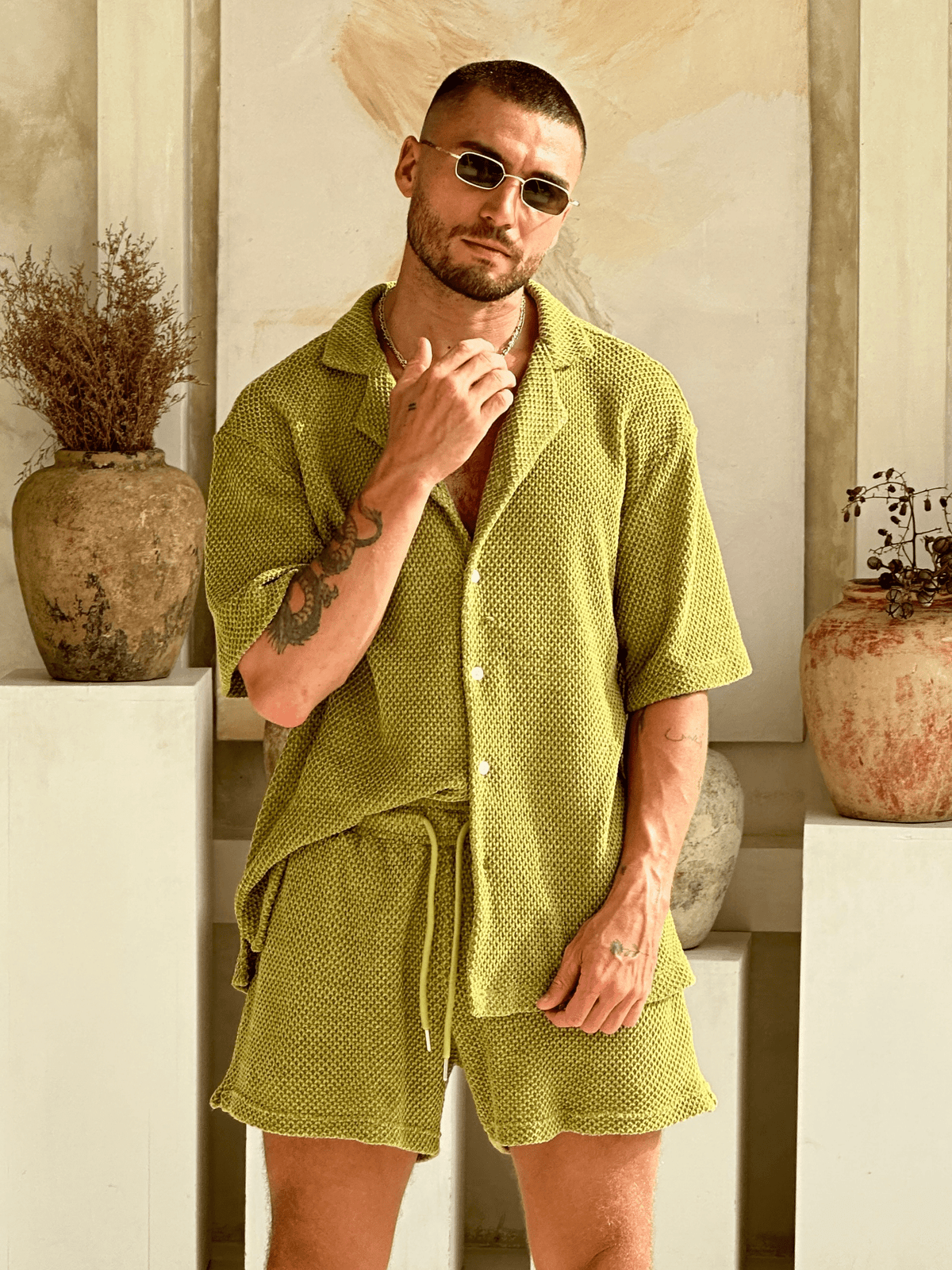 Conjunto Summer Ibiza [038] - Conjunto Summer Ibiza UseBonn Verde P 