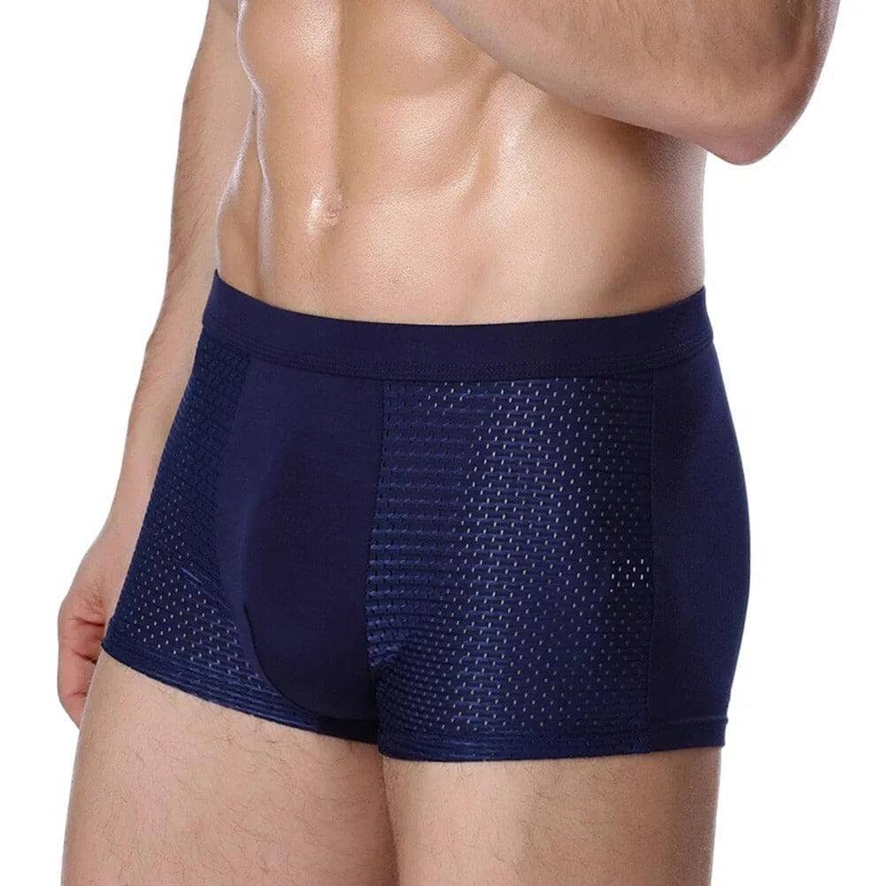 Kit 10 Cuecas Boxers Antiodor e Antibacterianas Ice Man em Seda Gelo [040] - Kit 10 Cuecas Boxers Antiodor e Antibacterianas Ice Man em Seda Gelo UseBonn 