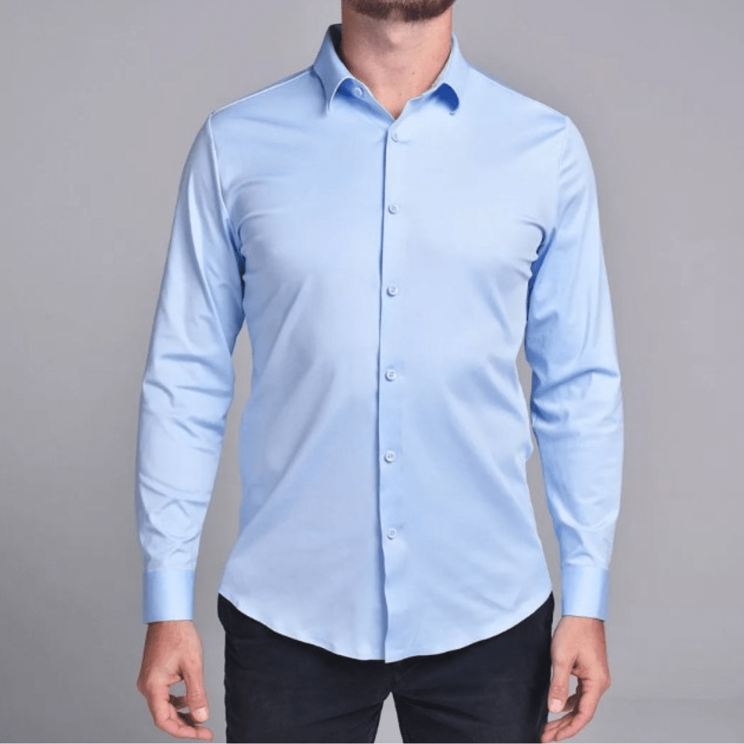 Kit 3 Camisas Ultra-Stretch [037] - Kit 3 Camisas Ultra-Stretch UseBonn 3 Azuis P 