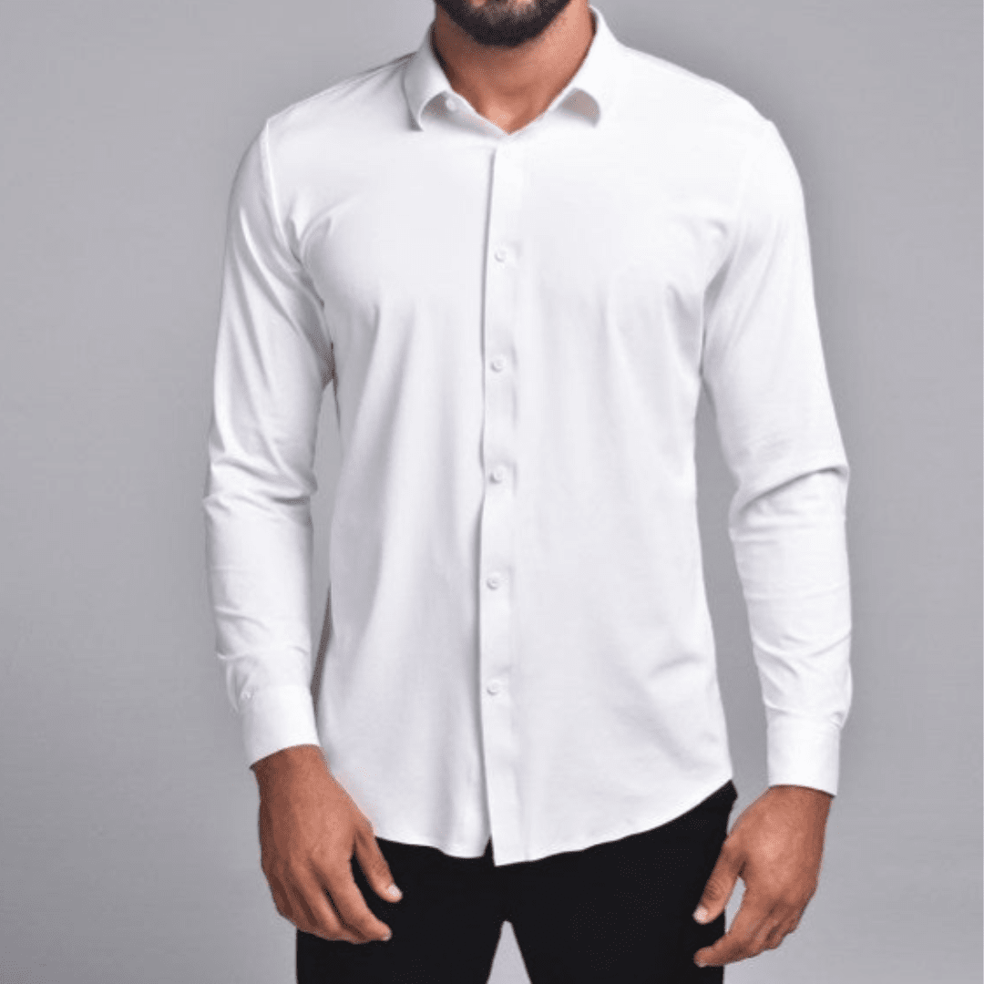 Kit 3 Camisas Ultra-Stretch [037] - Kit 3 Camisas Ultra-Stretch UseBonn 3 Brancas PP 